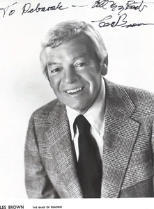 VINTAGE "BAND LEADER" : LES BROWN SIGNED PHOTO - Picture 1 of 1