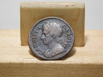 1673 Великобритания Карл II фартинг - Изображение 1 из 4