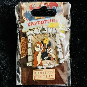 LE 400 Chip & Dale Expedition Everest Tomb Explorer Indiana Jones WDW Disney Pin - Picture 1 of 1