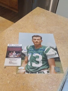 Don Maynard NY New York Jets Signed 8x10 Photo HOF Texas Western JSA AI30462 - Picture 1 of 3