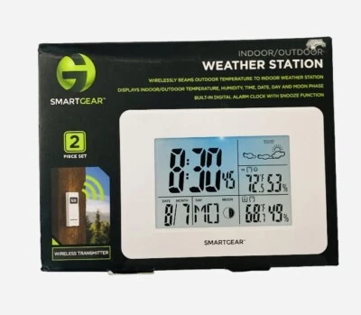 Smart Gear Weather Station WiFi Enabled 2015 Version Model STG-6160-BB - Image 1 of 4