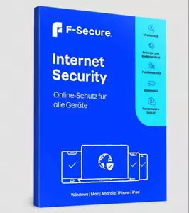 F-Secure Internet Security (vormals Safe) 2025 7 Geräte, 1 Jahr, Download - Bild 1 von 1