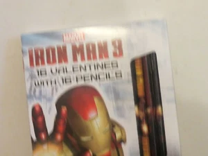 16 NEW VALENTINES IRON MAN 3 CARDS WITH PENCILS - Picture 1 of 4