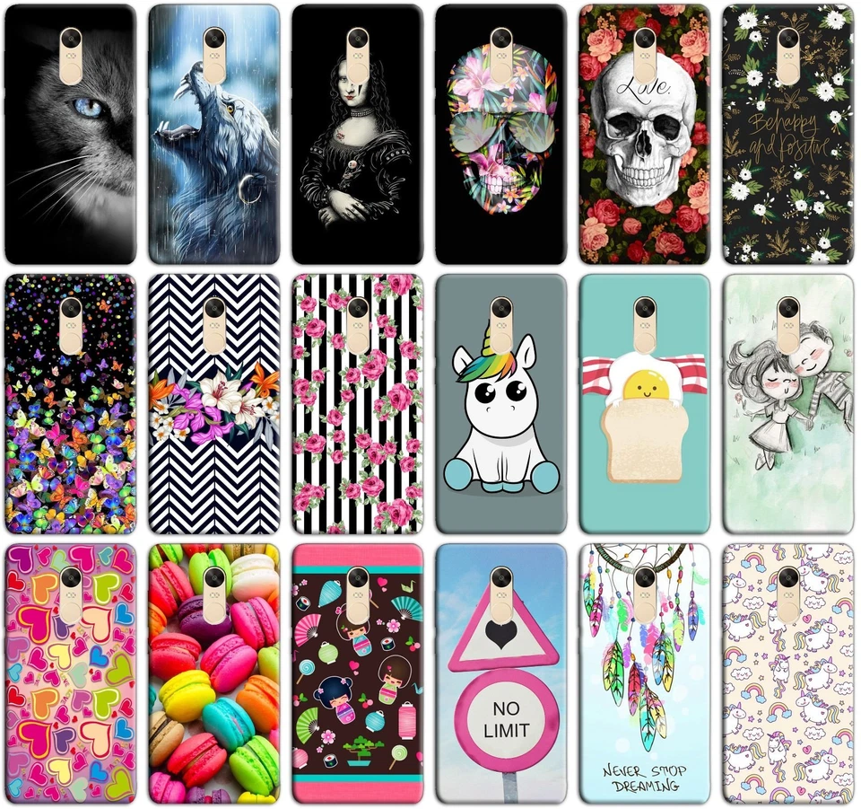 CUSTODIA COVER MORBIDA IN TPU SILICONE PER XIAOMI REDMI NOTE 4X FANTASIA M5 - Immagine 1 di 1