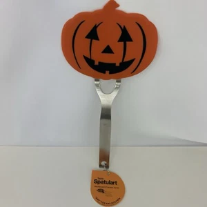 Espátula de calabaza Tovolo Flexible Jack O'Lantern Turner Spatulart Halloween con etiqueta - Imagen 1 de 5