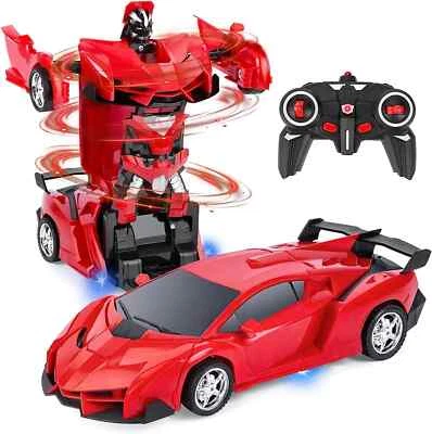 2 in 1 Transforming Remote Control Car, Rc car 1/18, transforming robot, NEW OEM - Image 1 of 4
