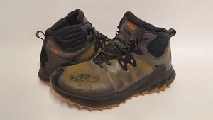 Keen Herren Zionic Mittel Wasserdicht Wanderschuhe, Dunkeloliv/Scharlachrot Ibis, 11 M US - Bild 1 von 9