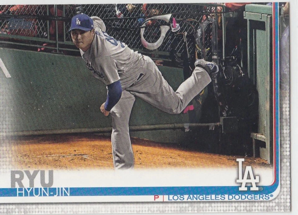 HYUN-JIM RYU TOPPS IMAGE PHOTO VARIATION SHORT PRINT BLUE JAYS SP #515 2019 - Image 1 of 1