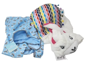 Juego de 2 piezas Disfraz de Halloween para Perro LLAMA con Capucha + Abrigo de Lluvia Arco Iris Azul X-GRANDE - Imagen 1 de 12