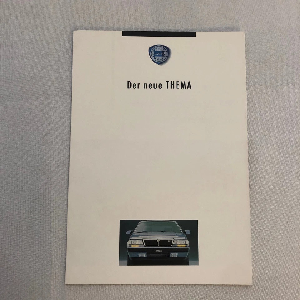 Folleto de venta de coches Lancia Theme catálogo alemán Foto 1 de 4