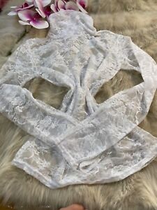 Unbranded white lace Camisole Top sleepwear nightwear size M