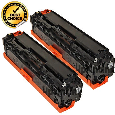 2 pack CF210A 131A Black Toner Fits HP Color Laserjet Pro 200 M251nw, M276nw - Image 1 of 2
