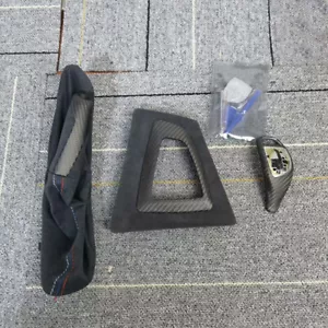 3 piezas BMW F30 F31 F34 M RENDIMIENTO FIBRA DE CARBONO ALCANTARA ACABADO INTERIOR LHD - Imagen 1 de 4