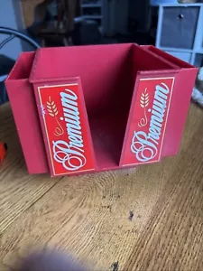 Vintage Plastic Grain Belt Beer Bar Caddy Holder Napkins Straws Breweriana Rare - Picture 1 of 10