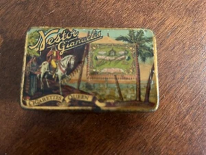 Nestor Gianaclis Egyptian Tobacco Cigarette Queen Tin 1.75"x2.75" - Picture 1 of 3