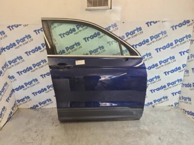 2019 SEAT TARRACO DOOR DRIVER SIDE FRONT RIGHT BLUE LC5B  - Image 1 of 4