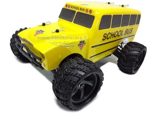Monster Truck School Bus Electrical Bd RC-370 Radio 2.4GHZ 1/18 Rtr 4WD HIMOTO - Picture 1 of 1