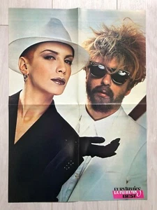Poster Rock Revue BEST Nr 185 (Dec. 1983) EURYTHMICS / ROB HALFORD JUDAS PRIEST - Picture 1 of 2