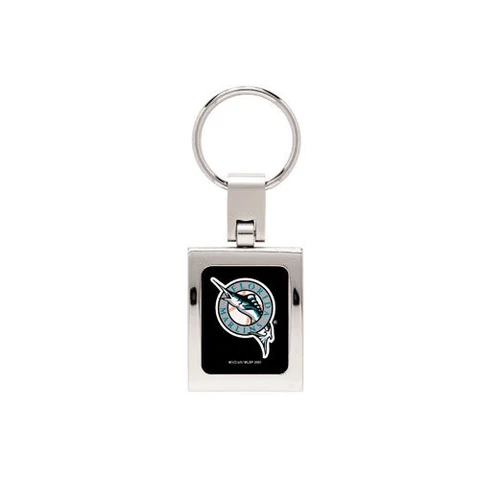 Florida Marlins Domed Metal Keychain MLB Keyring New Cover