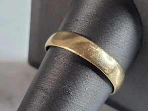 Mens Vintage Estate 14K Yellow Gold Artcarved Wedding Band Ring 3.6g #E7094 - Picture 1 of 3