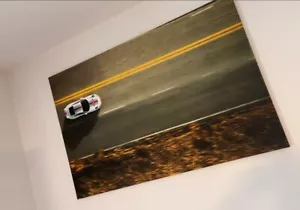 Wandbild Porsche 911 Martini Kunstdruck 120x80cm Bild - Bild 1 von 2