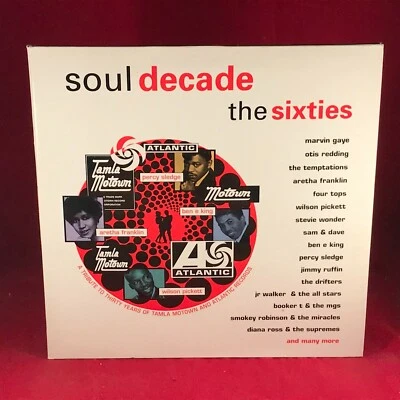 VARIOUS Soul Decade The Sixties 1990 Double vinyl LP BMG record motown - Image 1 of 3