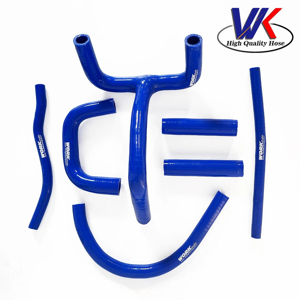 Mangueras de refrigerante de silicona azul para 1998-2007 KTM 640/620/400/660 LC4 650 99 2001 04 Foto 1 de 4