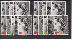 GB Commems. - Wholesale -1996 - Football - Four sets - Fine Cancellations - Picture 1 of 1