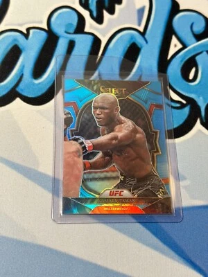 2023 Panini Select UFC Kamaru Usman #35 Light Blue /249 - Image 1 of 2
