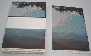 New Lot of 50 John Keller Photo Post Cards of Eruption of Mt. St. Helens 5/18/80