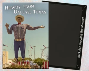 Dallas Texas Big Tex Handmade 3.25" x 2.25" Fridge Magnet (PMD10018) - Picture 1 of 4