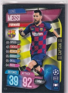 Topps Match Attax Extra CL 19/20 2019/20 C 6 Lionel Messi Capitano - Picture 1 of 1