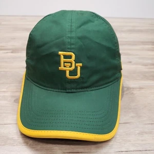 Baylor Bears Nike Hat Cap Strap Back Featherlight Green Gold BU Logo Adjustable - Picture 1 of 11