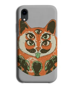 Trippy Psychedelic Kitten Face Handyhülle Cover Aliens Alien Cinema Viewing i912 - Bild 1 von 1