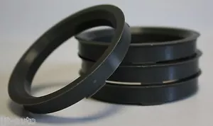 4 X ANELLI RUBINETTO MOZZO LOCALIZZAZIONE CERCHI IN LEGA 74.1 - 72.6 BMW SERIE 5 E60 E61 M5 - Foto 1 di 1