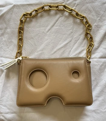 Virgil Abloh Off White Burrow Mini Shoulder Tan Handbag - Image 1 of 4