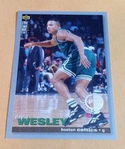 Club de jugadores David Wesley #261 1995-96 Upper Deck Collector's Choice - Celtics - Imagen 1 de 2