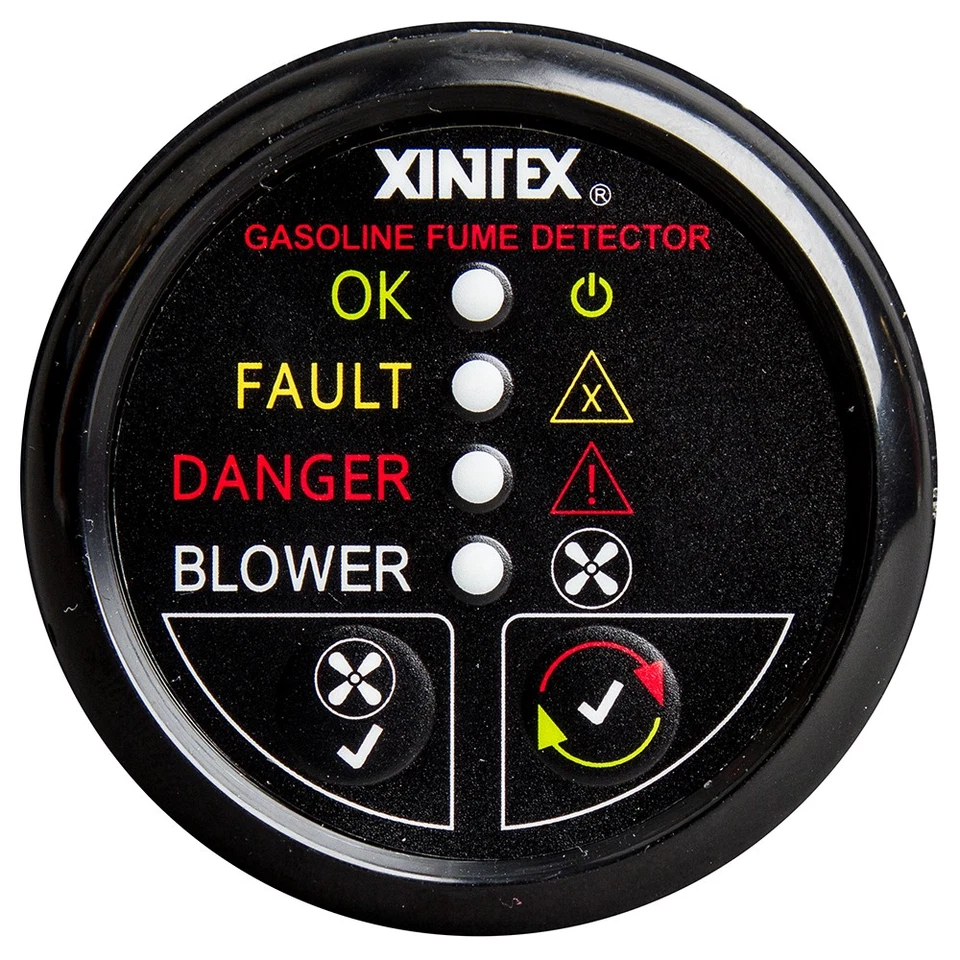Detector de Humos de Gasolina Fireboy-Xintex con Control de Soplador - Bisel Negro - 12V G-... Foto 1 de 1