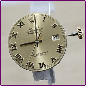 BOLD ROMAN Rolex Cal 3035 Men's 36mm Datejust Movement ,Perfect working - Picture 1 of 10