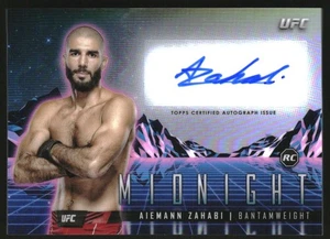 2024 Topps Midnight UFC Horizon Signatures #HSAZI Aiemann Zahabi automático - Imagen 1 de 2
