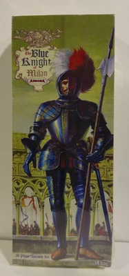 Aurora #A472 1/8 Scale The Blue Knight of Milan ***NEW IN SEALED DAMAGED BOX*** - Image 1 of 4