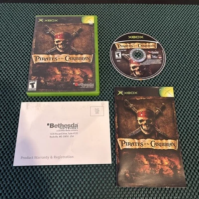 Piratas del Caribe (Xbox) CIB Completo con Registro y Manual Foto 1 de 4