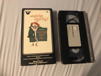 RARE OOP VESTRON What's Up Tiger Lily? VHS film 1966 WOODY ALLEN lovin' spoonful Foto 1 de 2