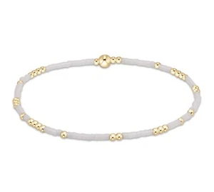 Enewton HOPE UNWRITTEN WHITE Bead Bracelet NWT - Picture 1 of 1