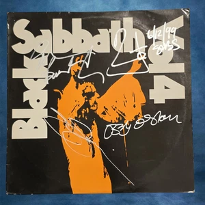 Ozzy Osbourne - signed vinyl - Black Sabbath Volume 4 Nems Press - 4 signatures - Picture 1 of 4