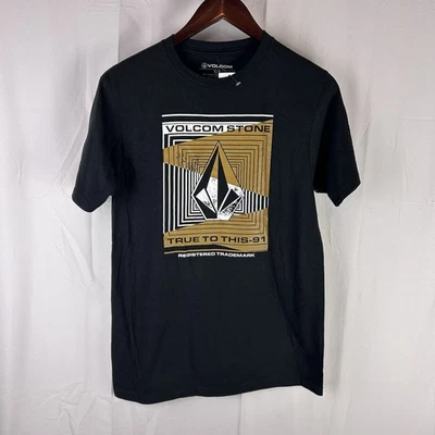 Volcom Black Short Sleeves Graphic T-Shirt - Men’s Size Small NWT - Image 1 of 4