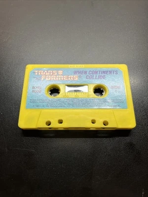 The Transformers- When Continents Collide Cassette Tape- tape only E7 - Image 1 of 3