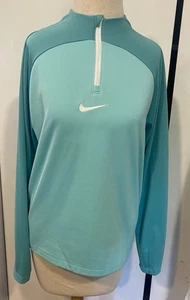 Nike Dri-Fit Academy Pro Drill 1/4 Zip Soccer Top Youth XL hyper turquoise Shirt - Picture 1 of 8