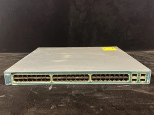 Conmutador PoE Gigabit Ethernet de 48 puertos Cisco Catalyst 3560E WS-C3560E-48PD-S - Imagen 1 de 2