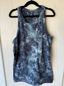 Lululemon Size 8 Tie Dye Running Tank Top Spring Gym Spring Relaxed Fit - Picture 1 of 6